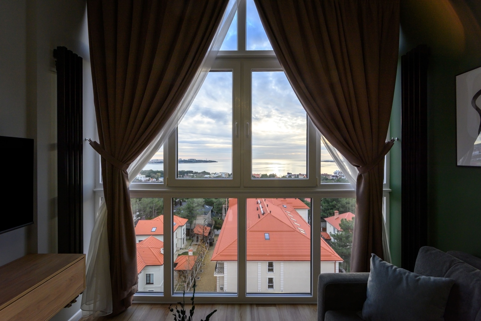 Апартамент с панорамным видом на бухту